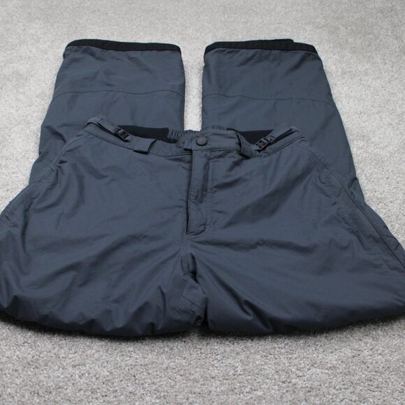 Columbia Titanium Snow Pants Womens Large Gray Nylon Boot Gaiters w/ 30" inseam - Picture 2 of 15